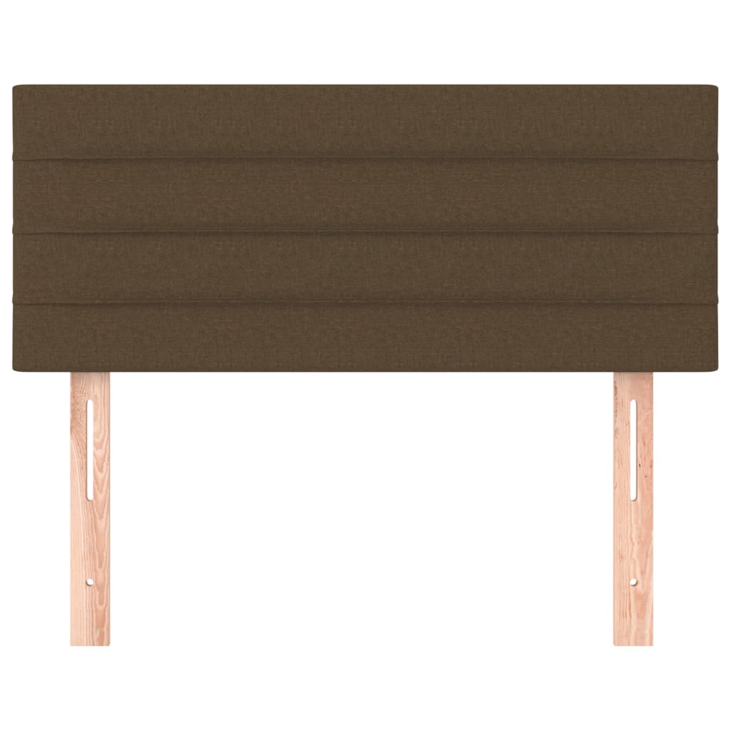 Testiera Marrone Scuro 100x5x78/88 cm in Tessuto - homemem39