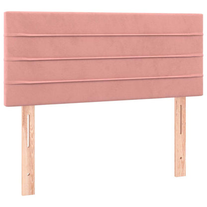 Testiera Rosa 100x5x78/88 cm in Velluto | homemem39