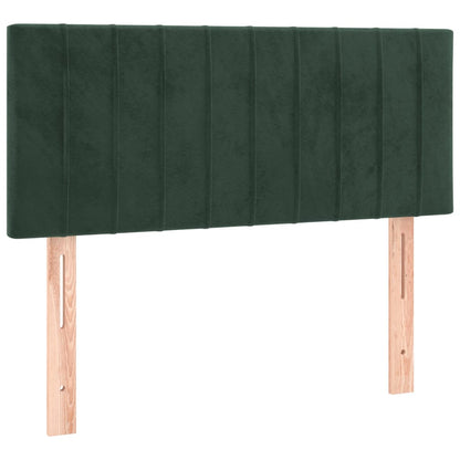 Testiera Verde Scuro 100x5x78/88 cm in Velluto - homemem39