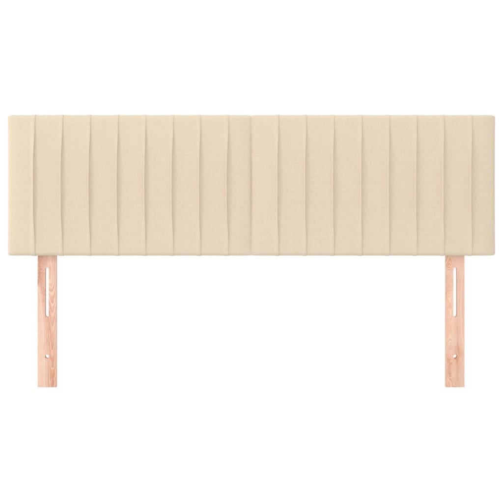 Testiere 2 pz Crema 72x5x78/88 cm in Tessuto