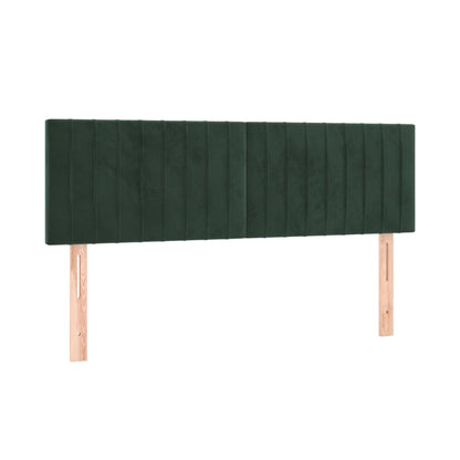 Testiere 2 pz Verde Scuro 72x5x78/88 cm in Velluto - homemem39