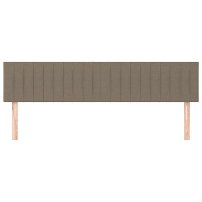 Testiera Tortora 200x5x78/88 cm in Tessuto | homemem39