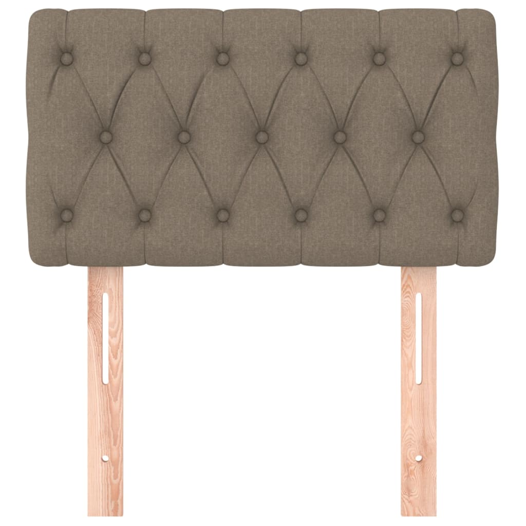 Testiera Tortora 80x7x78/88 cm in Tessuto | homemem39