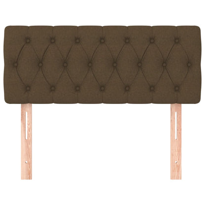 Testiera Marrone Scuro 90 x 7 x 78/88 cm in Tessuto