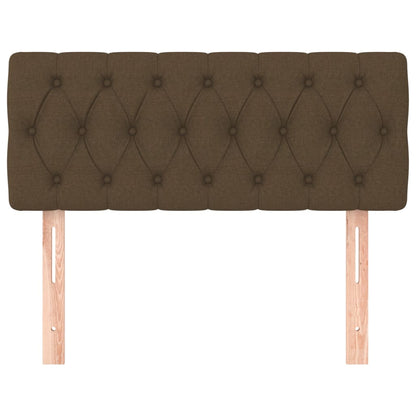 Testiera Marrone Scuro 100 x 7 x 78/88 cm in Tessuto - homemem39