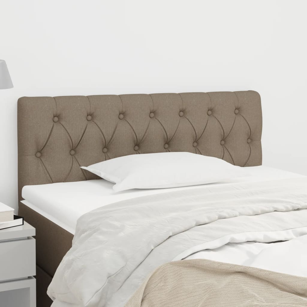 Testiera Tortora 100x7x78/88 cm in Tessuto | homemem39