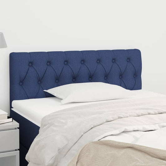 Testiera Blu 100 x 7 x 78/88 cm in Tessuto | homemem39