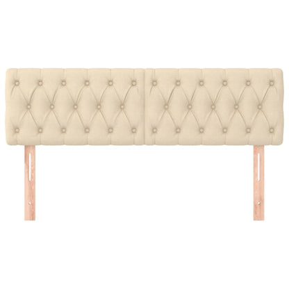 Testiere Crema 144x7x78/88 cm in Tessuto