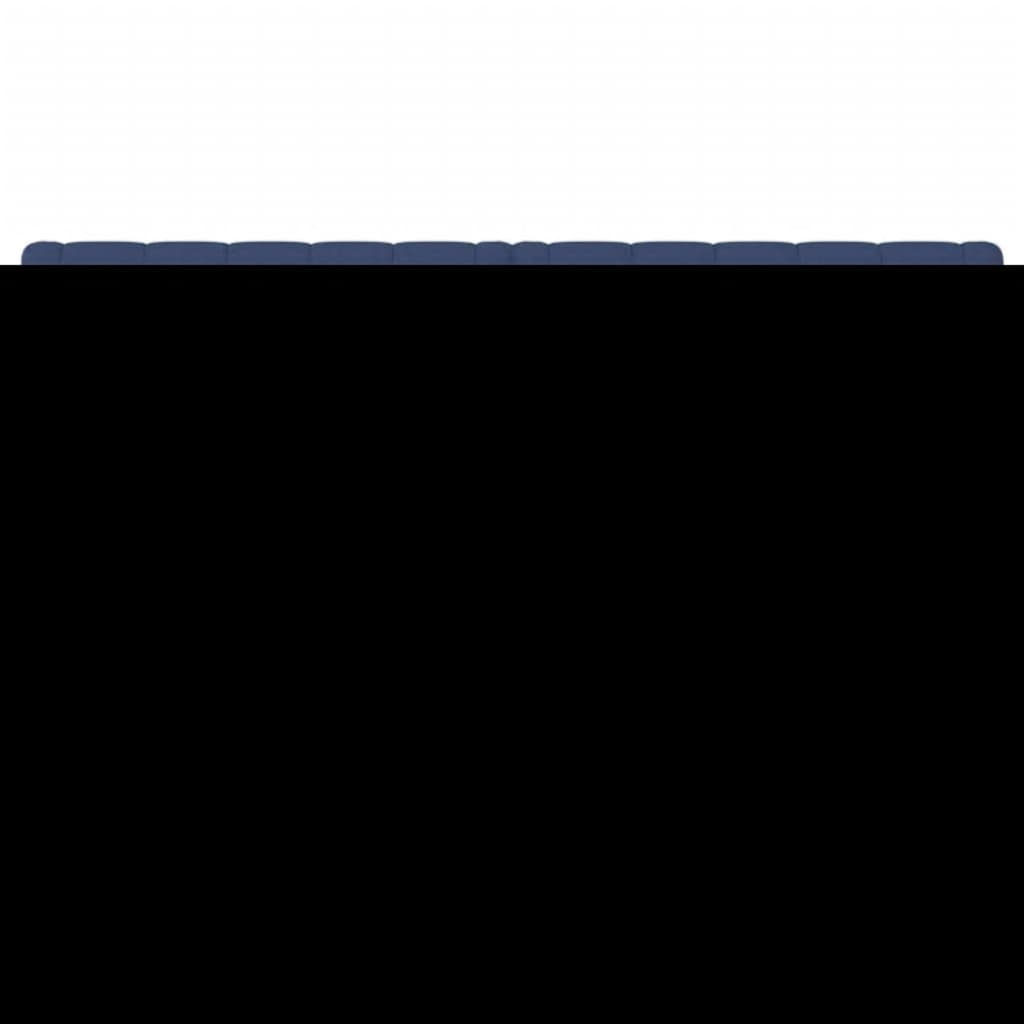 Testiera 2 pz Blu 80 x 7 x 78/88cm in Tessuto - homemem39