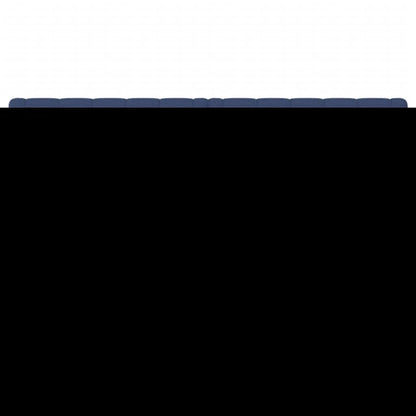 Testiera 2 pz Blu 80 x 7 x 78/88cm in Tessuto - homemem39