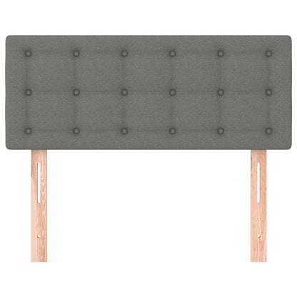Testiera Grigio Scuro 80x5x78/88 cm in Tessuto - homemem39