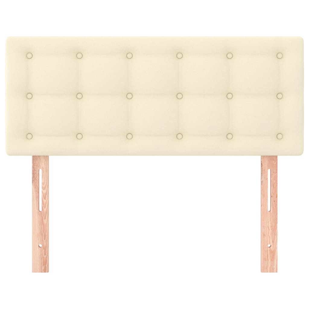 Testiera Crema 80x5x78/88 cm in Similpelle - homemem39