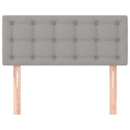 Testiera Grigio Chiaro 90x5x78/88 cm in Tessuto - homemem39