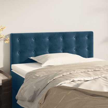 Testiera Blu Scuro 100x5x78/88 cm in Velluto | homemem39