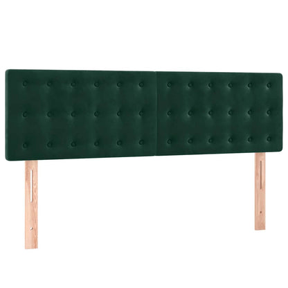 Testiera Verde Scuro 144x5x78/88 cm in Velluto | homemem39