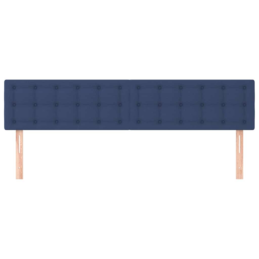 Testiera Blu 180x5x78/88 cm in Tessuto | homemem39