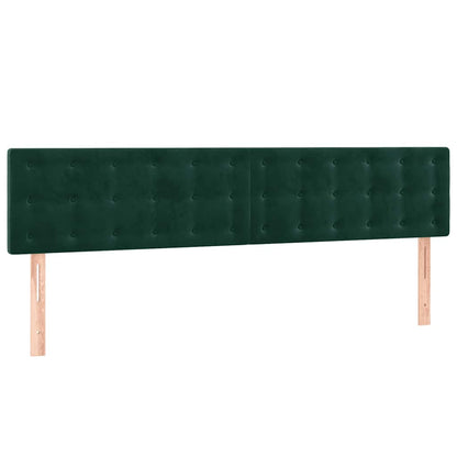 Testiera Verde Scuro 180x5x78/88 cm in Velluto | homemem39