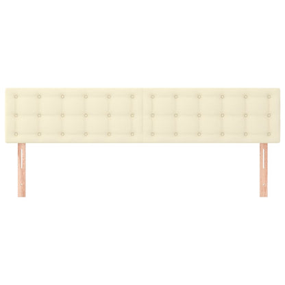 Testiere 2 pz Crema 100x5x78/88 cm in Similpelle - homemem39