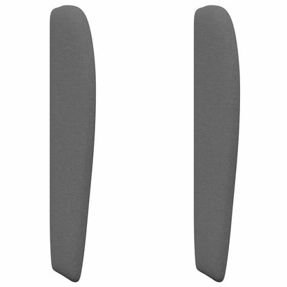 Orecchia della Testata Grigio Sfumato 80 x 23 x 6 cm Tessuto | homemem39