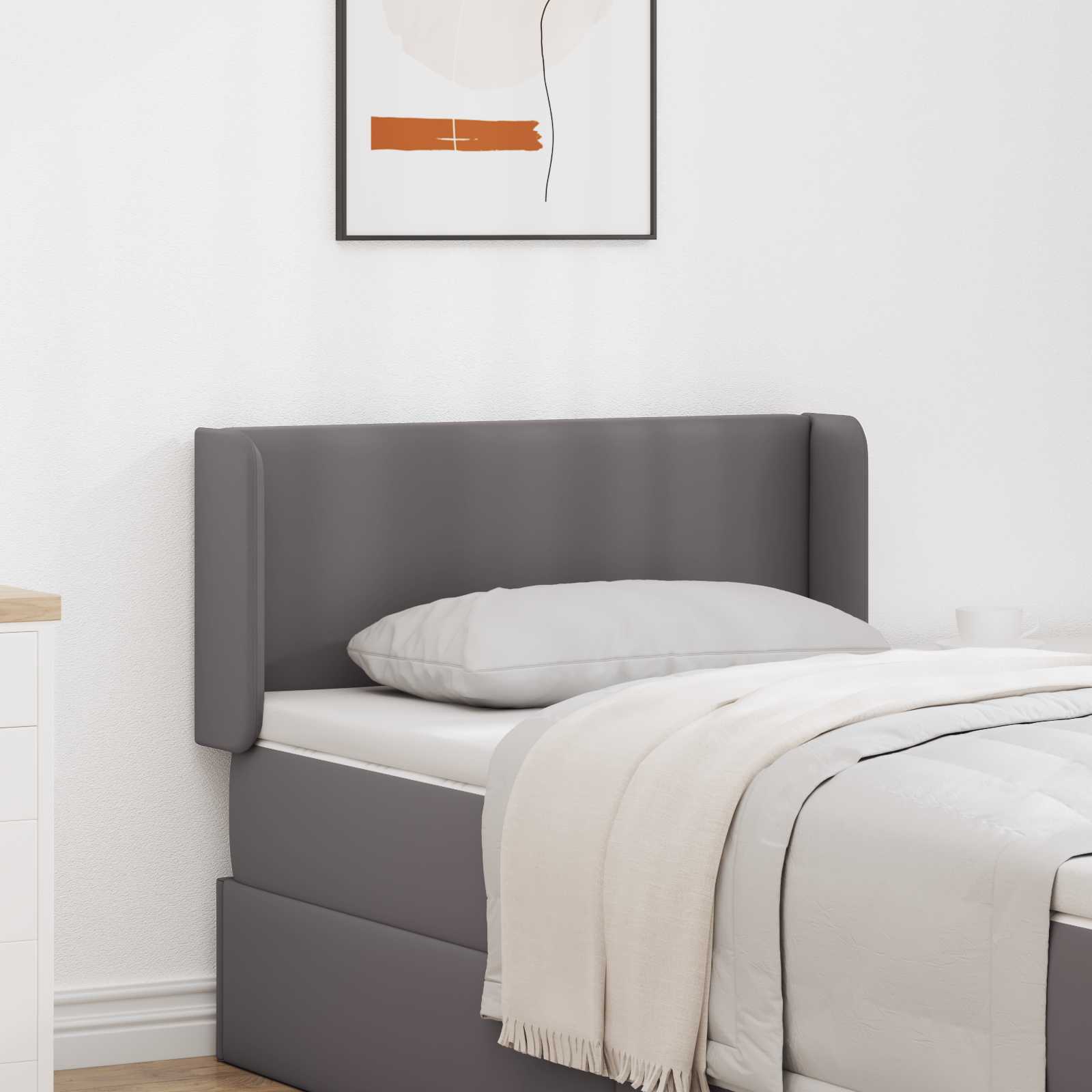 Orecchia della Testata 2 pcs Grigio 40 x 16 x 5 cm | homemem39