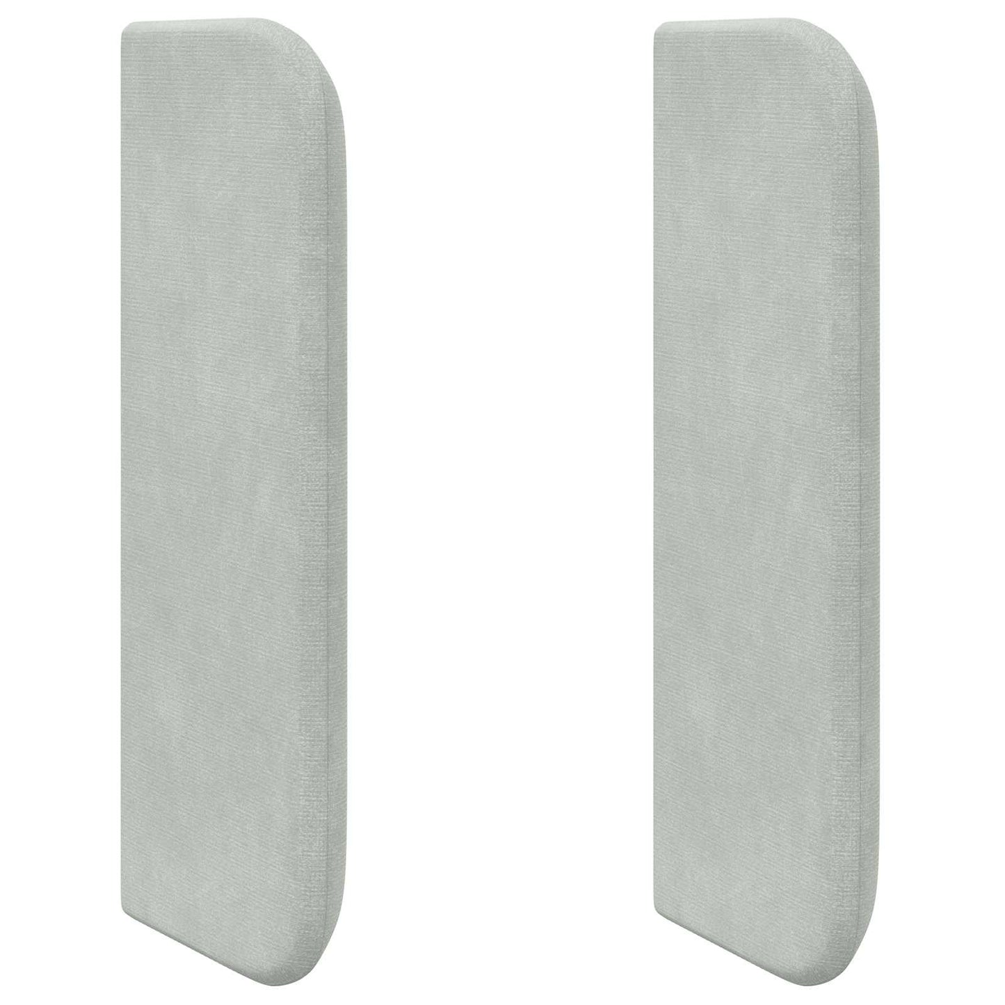 Orecchia della Testata Grigio chiaro 40,5 x 40,5 x 4 cm Velluto