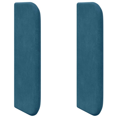Orecchia della Testata Blu 40,5 x 40,5 x 4 cm Velluto | homemem39
