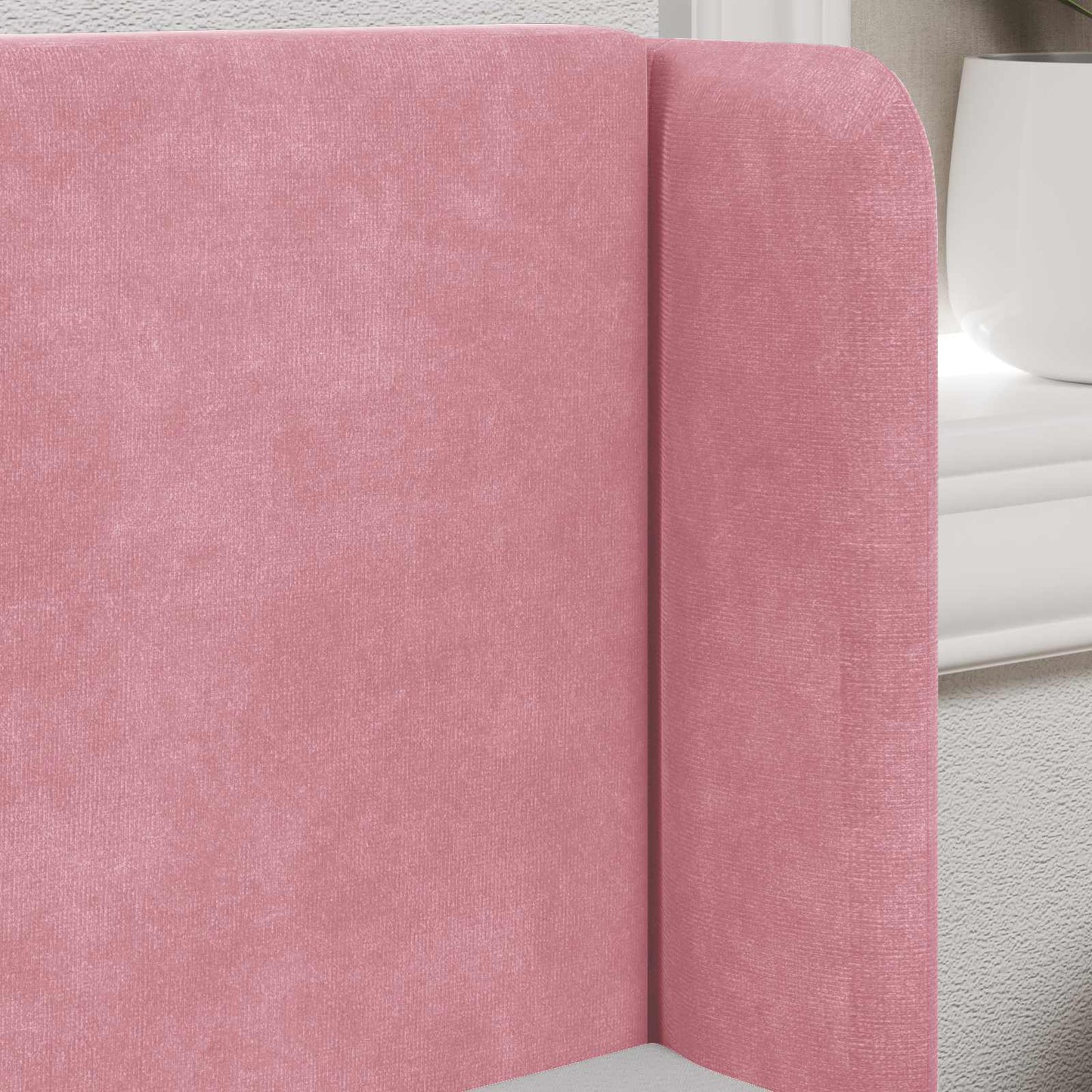 Orecchia della Testata Rosa 40,5 x 40,5 x 4 cm Velluto