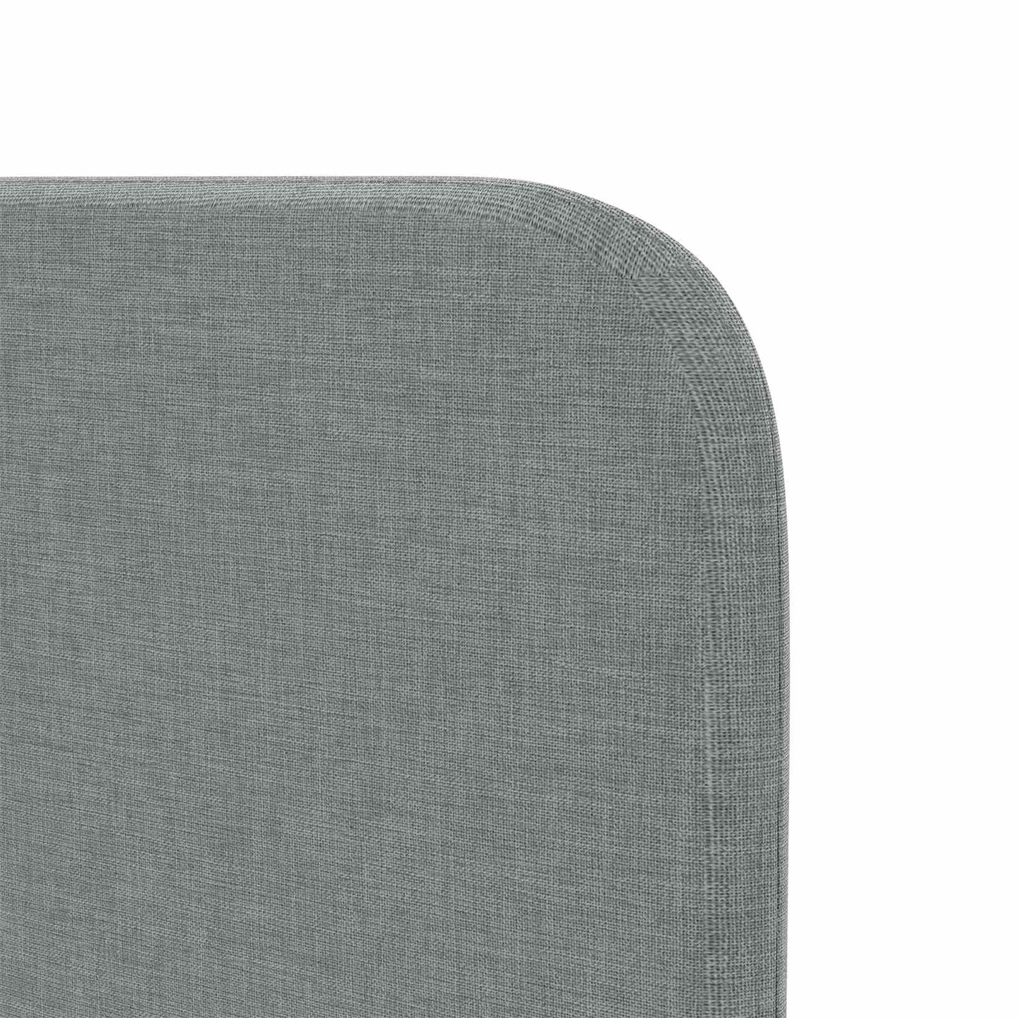 Orecchia della Testata Grigio chiaro 80 x 16 x 4 cm Tessuto | homemem39