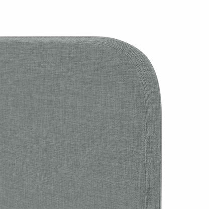 Orecchia della Testata Grigio chiaro 80 x 16 x 4 cm Tessuto