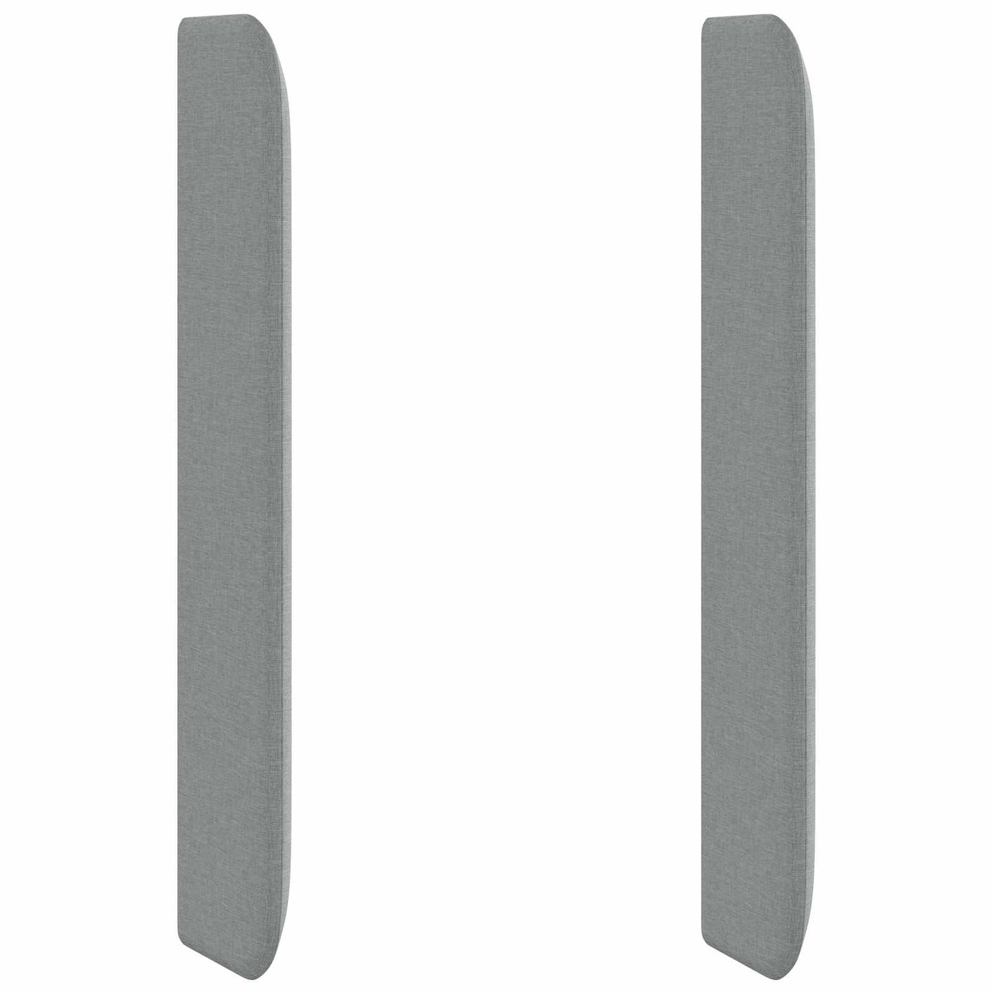 Orecchia della Testata Grigio chiaro 80 x 16 x 4 cm Tessuto