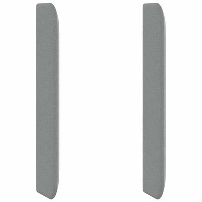 Orecchia della Testata Grigio chiaro 80 x 16 x 4 cm Tessuto