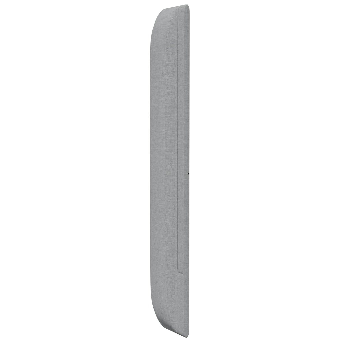 Orecchia della Testata Grigio chiaro 80 x 16 x 4 cm Tessuto