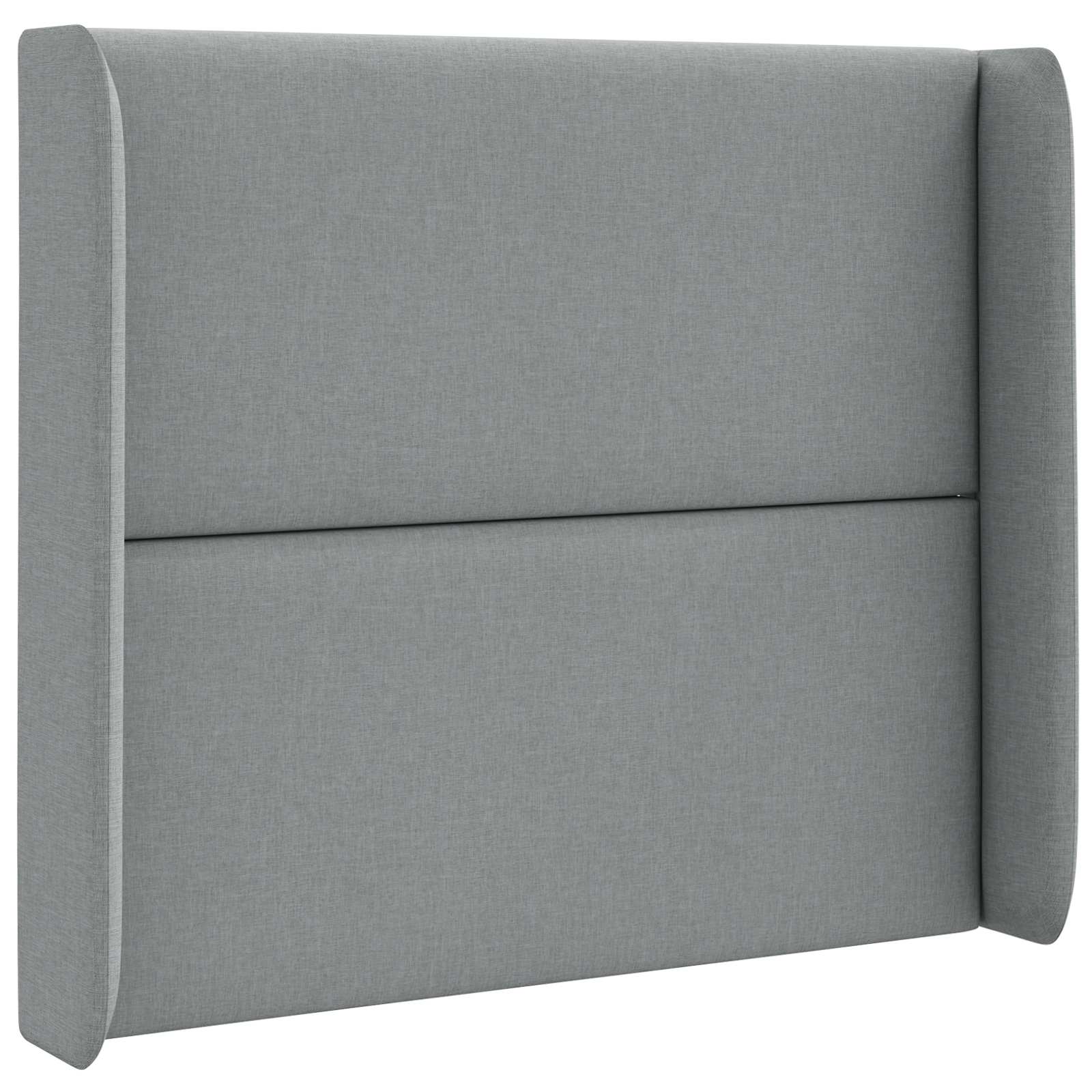 Orecchia della Testata Grigio chiaro 80 x 16 x 4 cm Tessuto | homemem39