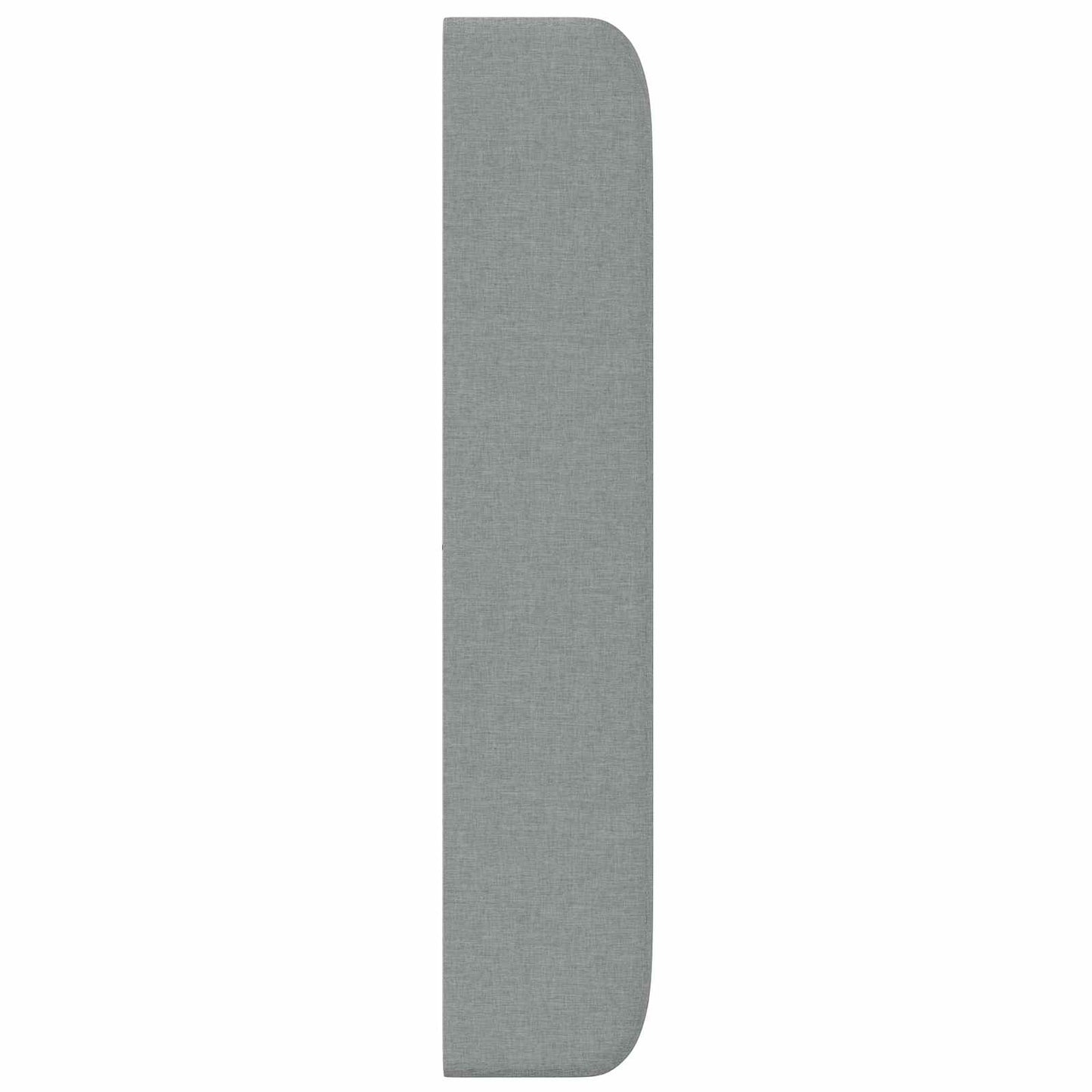 Orecchia della Testata Grigio chiaro 80 x 16 x 4 cm Tessuto