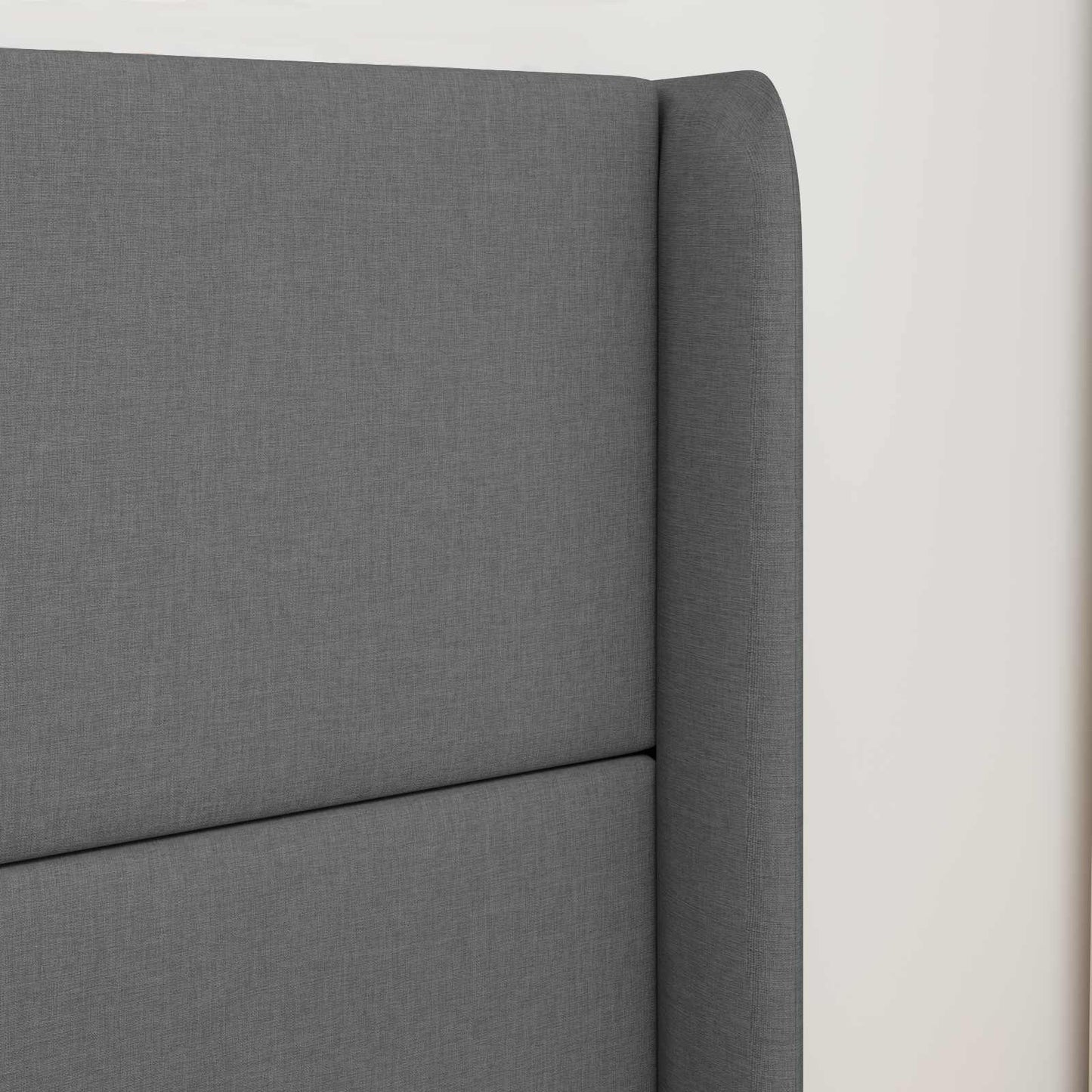 Orecchia della Testata Grigio 80 x 16 x 4 cm Tessuto