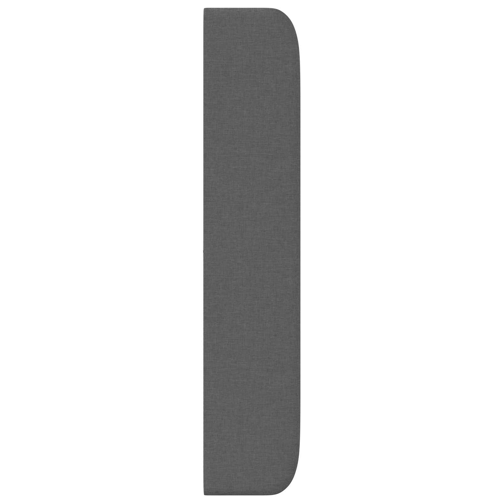 Orecchia della Testata Grigio 80 x 16 x 4 cm Tessuto | homemem39