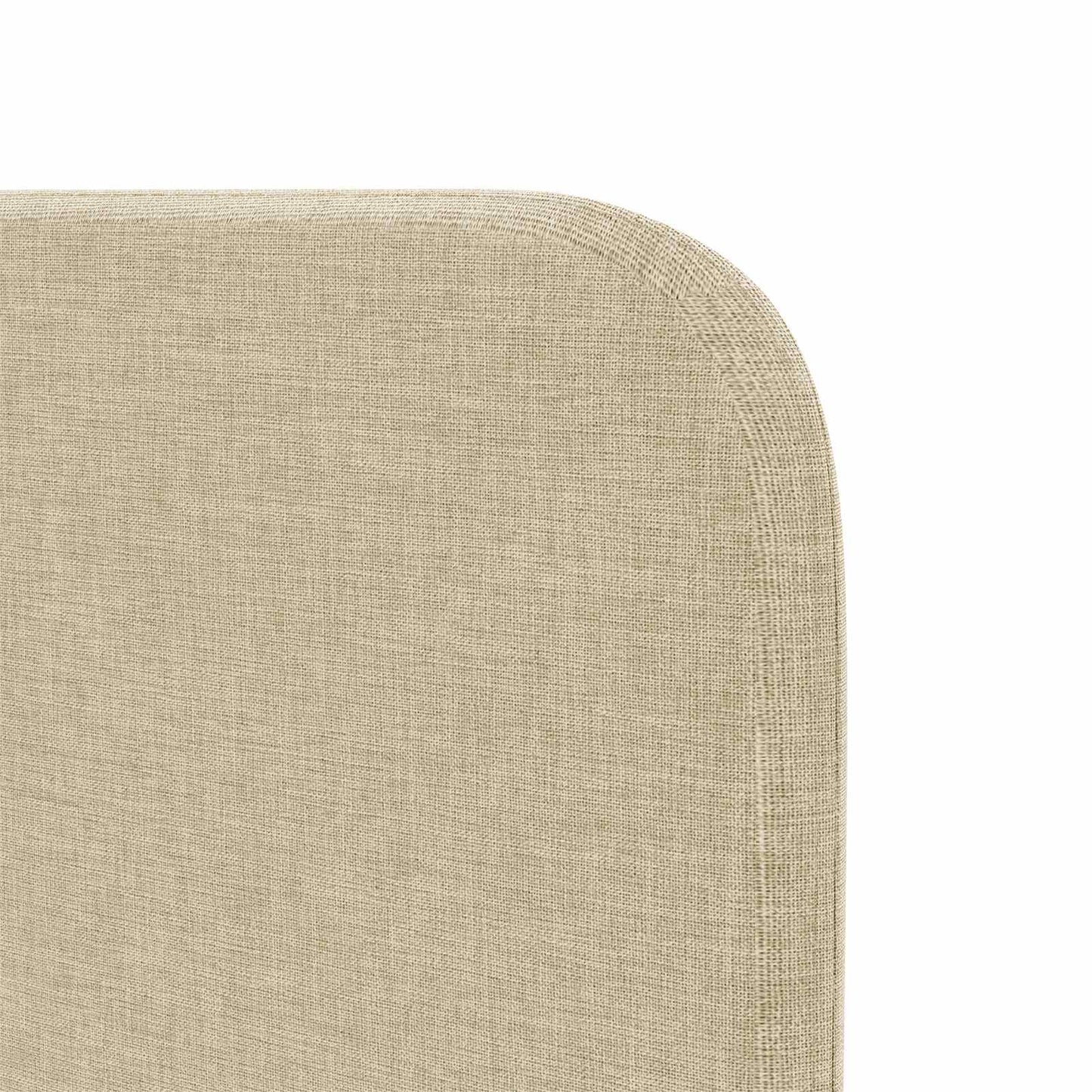 Orecchia della Testata Crema 80 x 16 x 4 cm Tessuto | homemem39