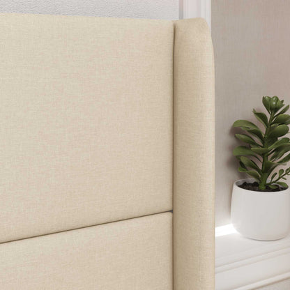 Orecchia della Testata Crema 80 x 16 x 4 cm Tessuto | homemem39