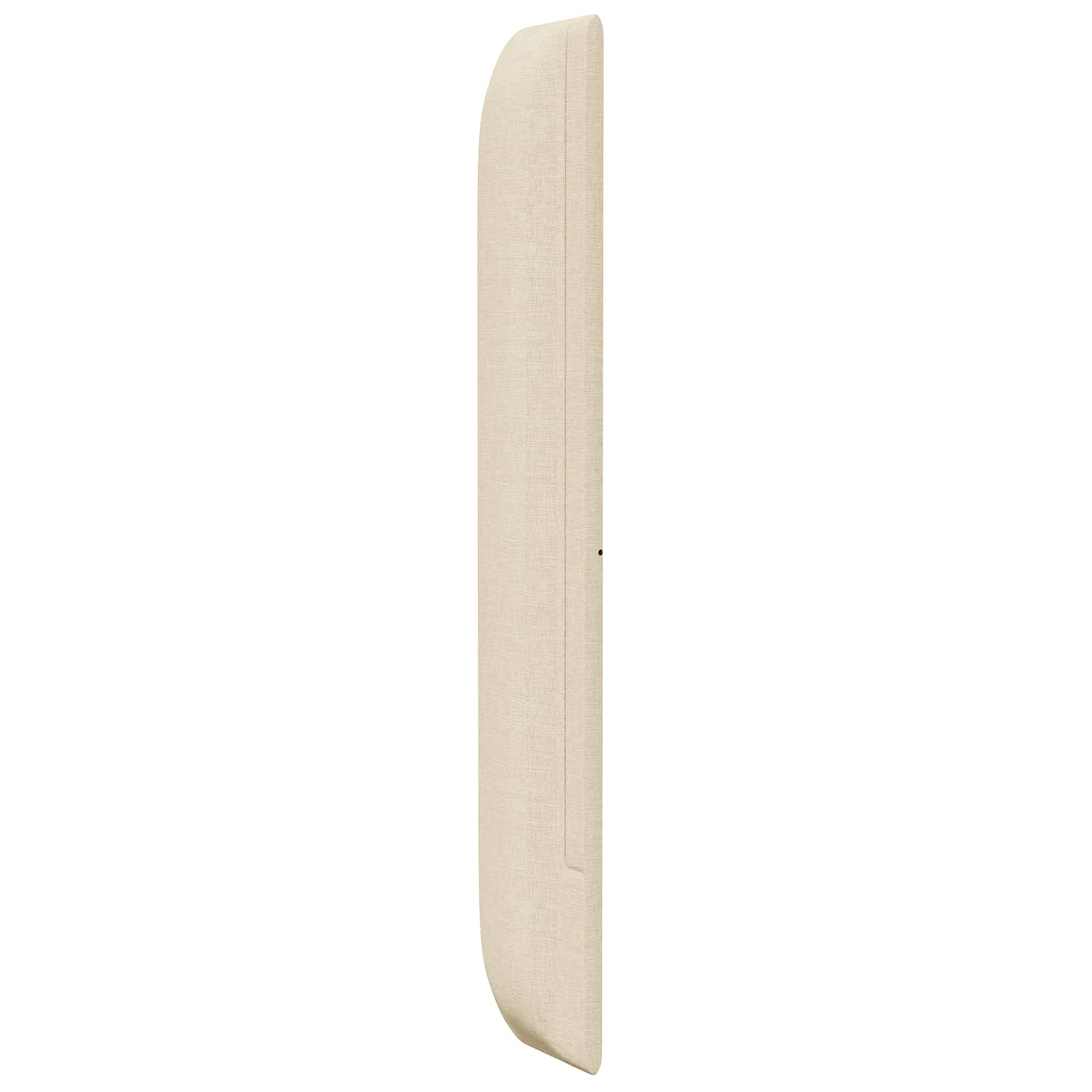 Orecchia della Testata Crema 80 x 16 x 4 cm Tessuto | homemem39