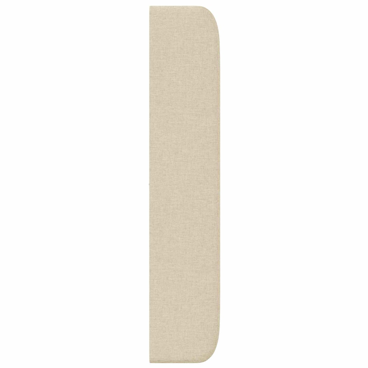 Orecchia della Testata Crema 80 x 16 x 4 cm Tessuto