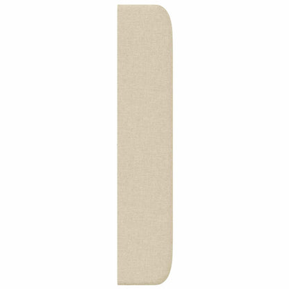 Orecchia della Testata Crema 80 x 16 x 4 cm Tessuto