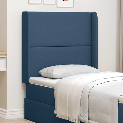 Orecchia della Testata Blu 80 x 16 x 4 cm Tessuto | homemem39