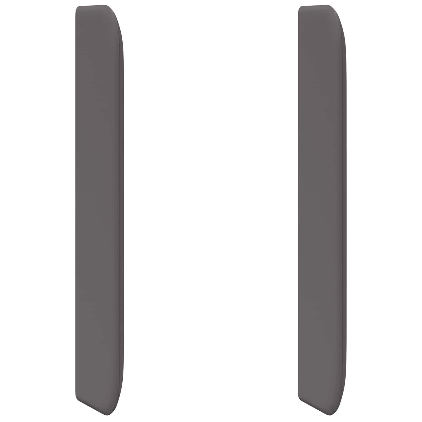 Orecchia della Testata Grigio 80 x 16 x 4 cm PVC | homemem39
