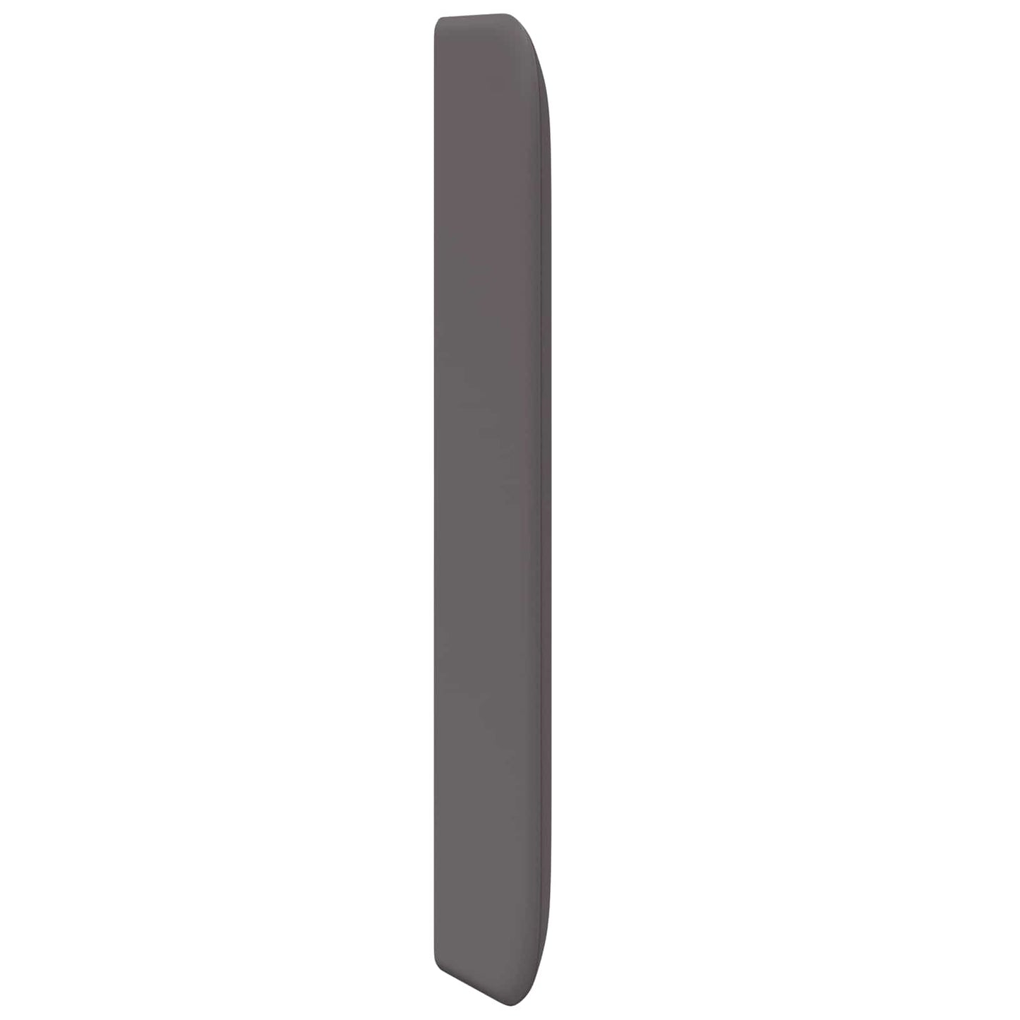Orecchia della Testata Grigio 80 x 16 x 4 cm PVC