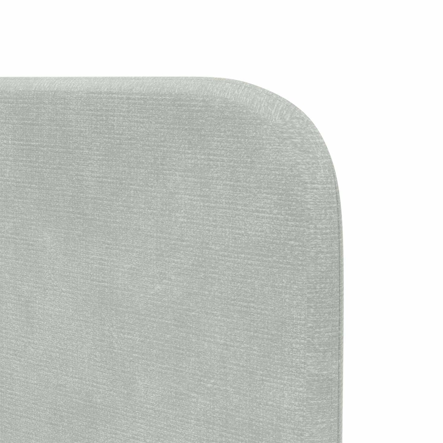 Orecchia della Testata Grigio chiaro 80 x 16 x 4 cm Velluto