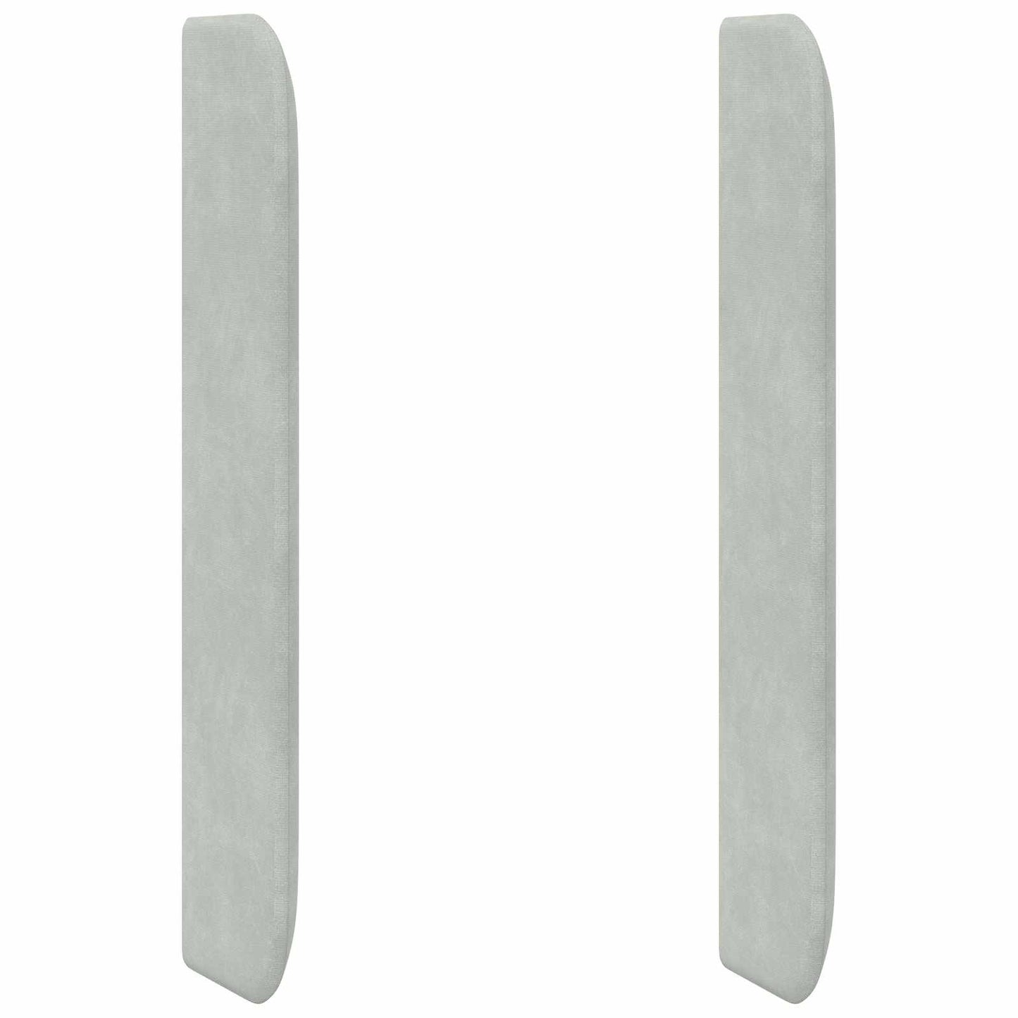 Orecchia della Testata Grigio chiaro 80 x 16 x 4 cm Velluto | homemem39