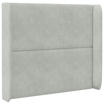 Orecchia della Testata Grigio chiaro 80 x 16 x 4 cm Velluto
