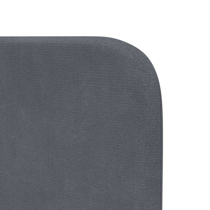 Orecchia della Testata Grigio 80 x 16 x 4 cm Velluto