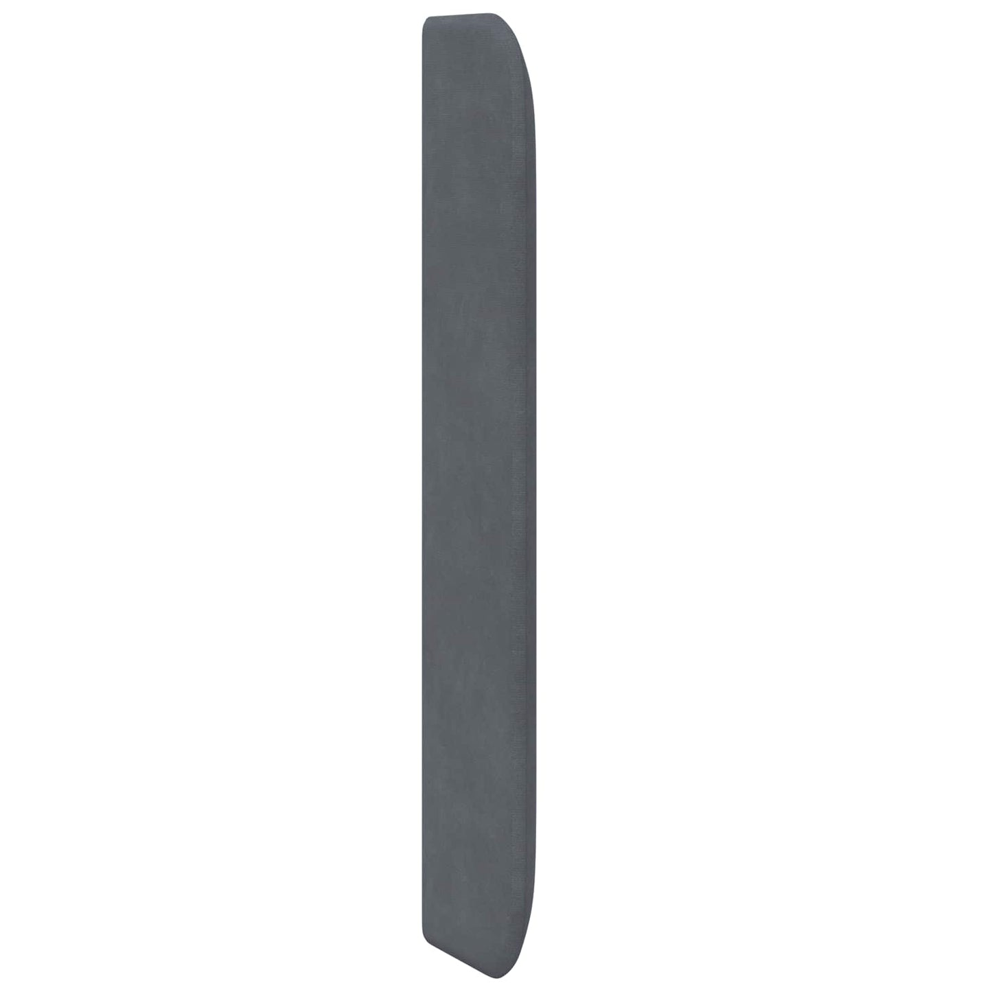 Orecchia della Testata Grigio 80 x 16 x 4 cm Velluto