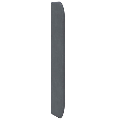 Orecchia della Testata Grigio 80 x 16 x 4 cm Velluto